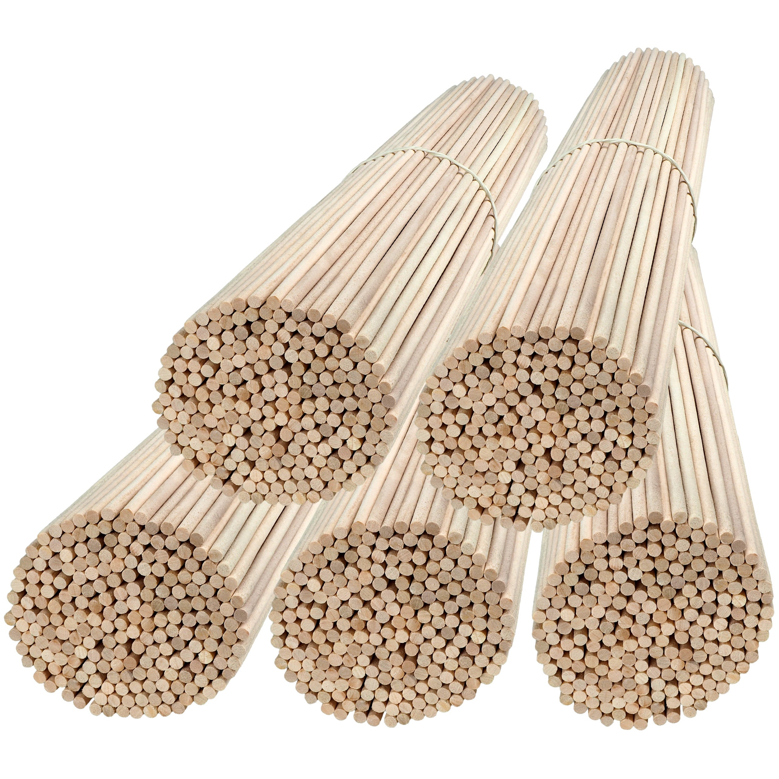 Cotton Candy Sticks ROUND BEECH ROUGH 40 cm 500 pcs