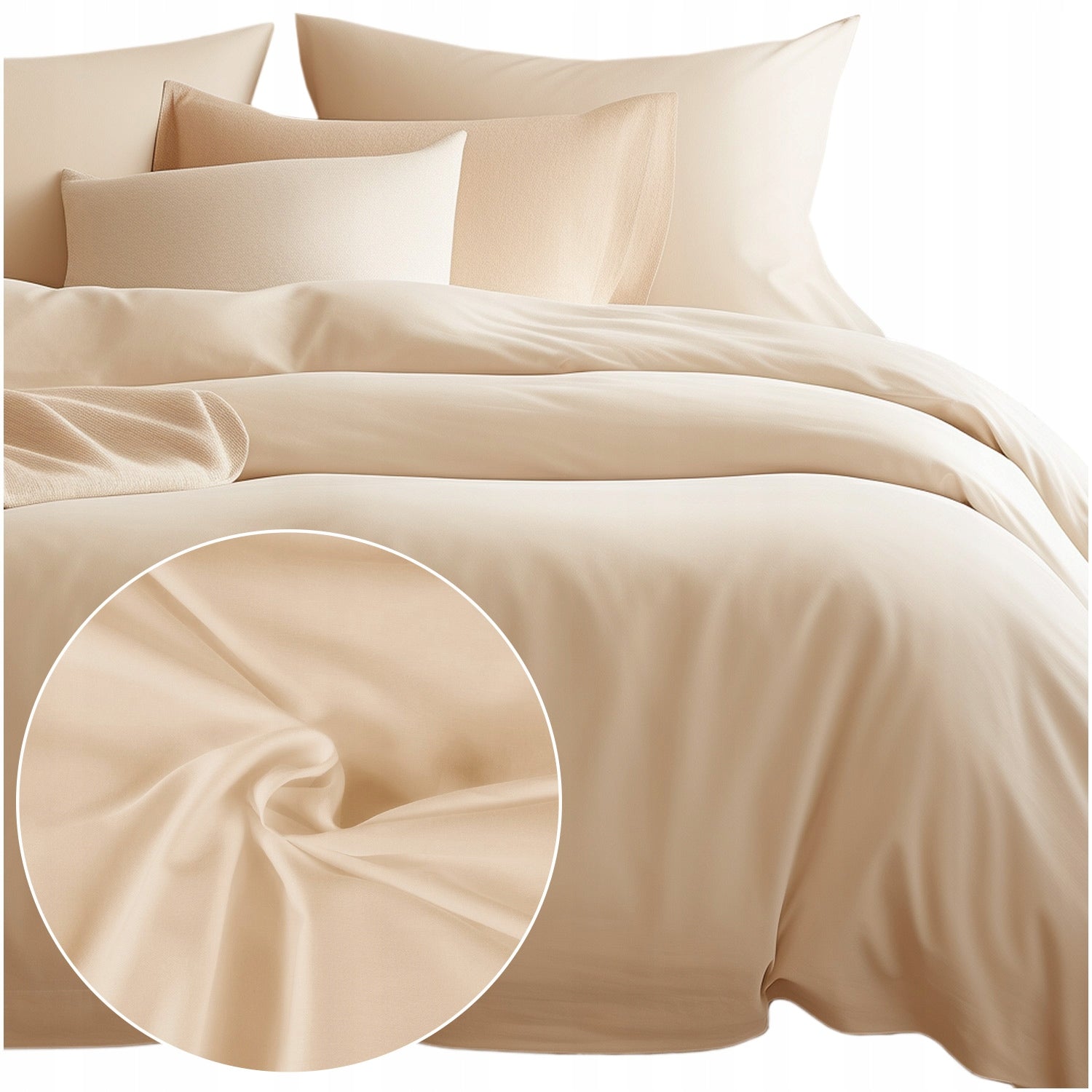 Cotton bedding 160x200 satin cotton - plain colors FOR SUMMER