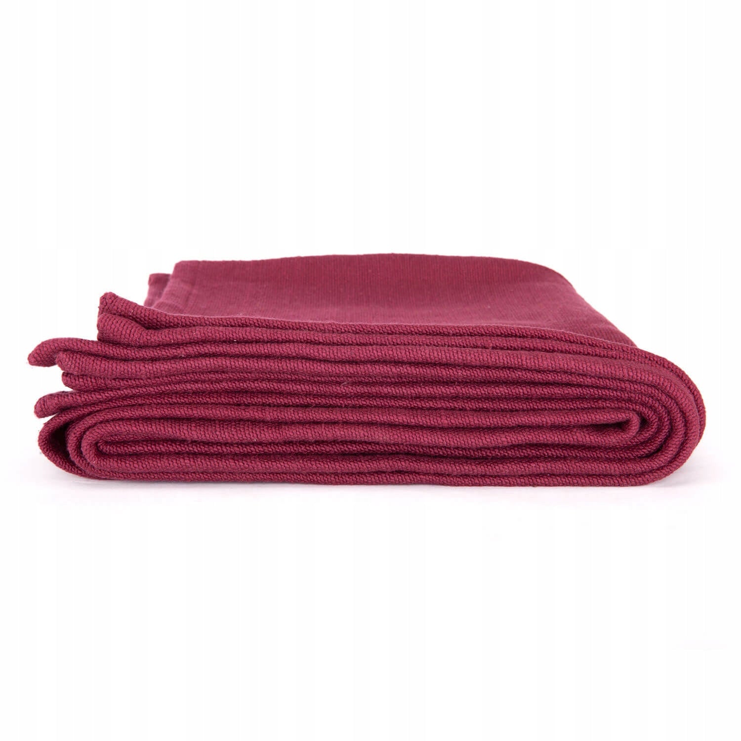 Cotton blanket for yoga Bodhi Nidra 150 x 200 cm - burgundy 100% cotton Packaging status original