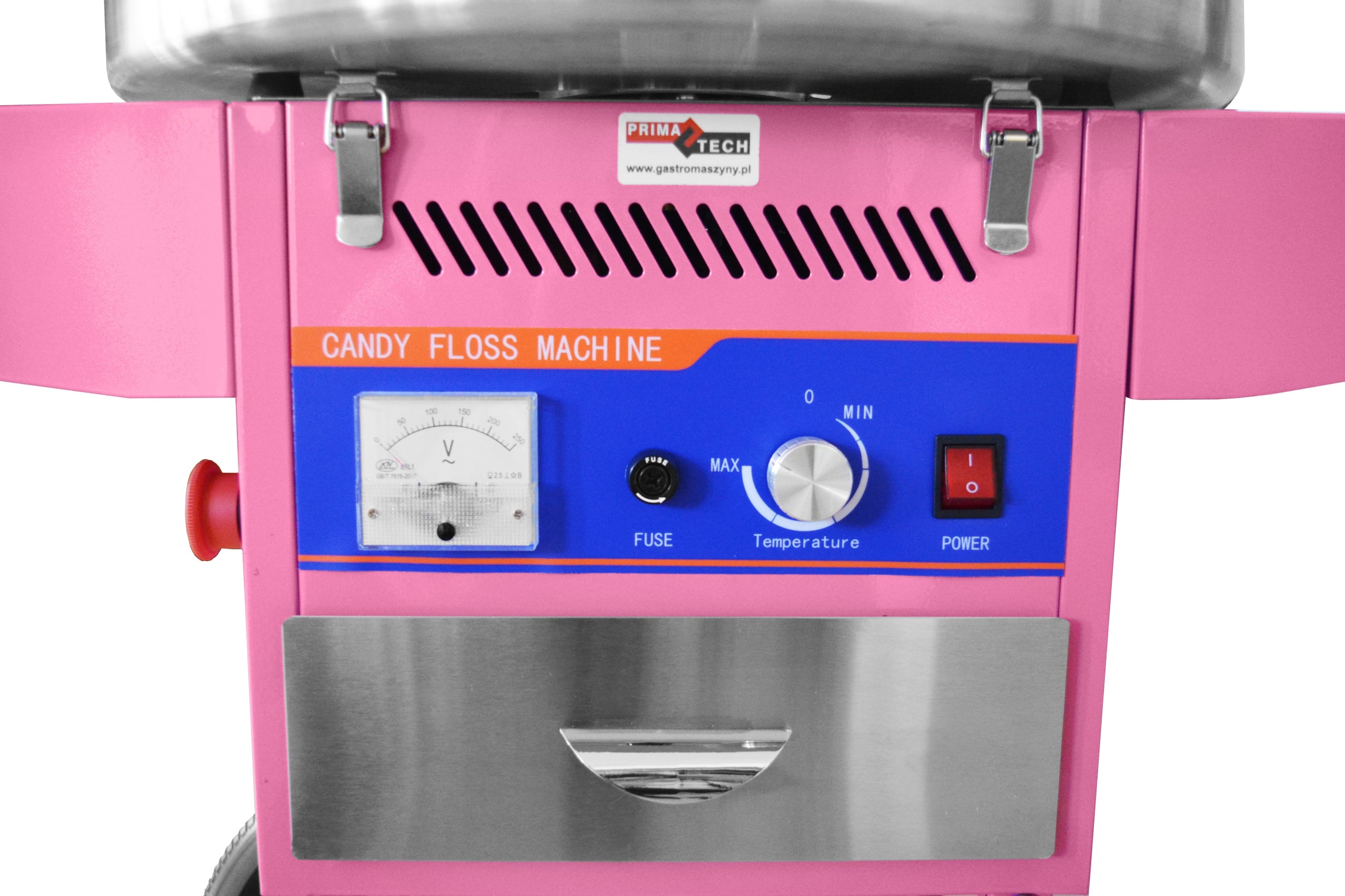 Cotton candy machine with trolley + Freebie Manufacturer code HEC-03