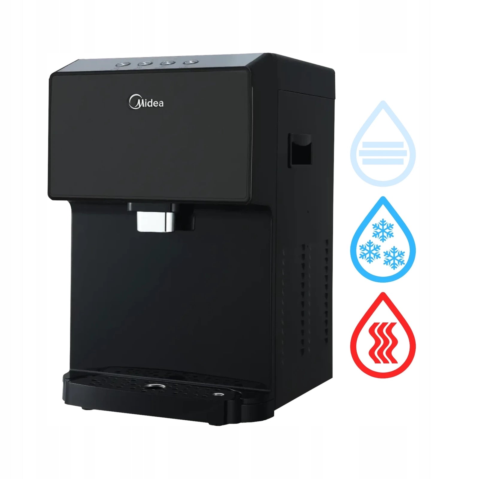 Countertop Water Dispenser Midea JS1844T Black Packaging status original