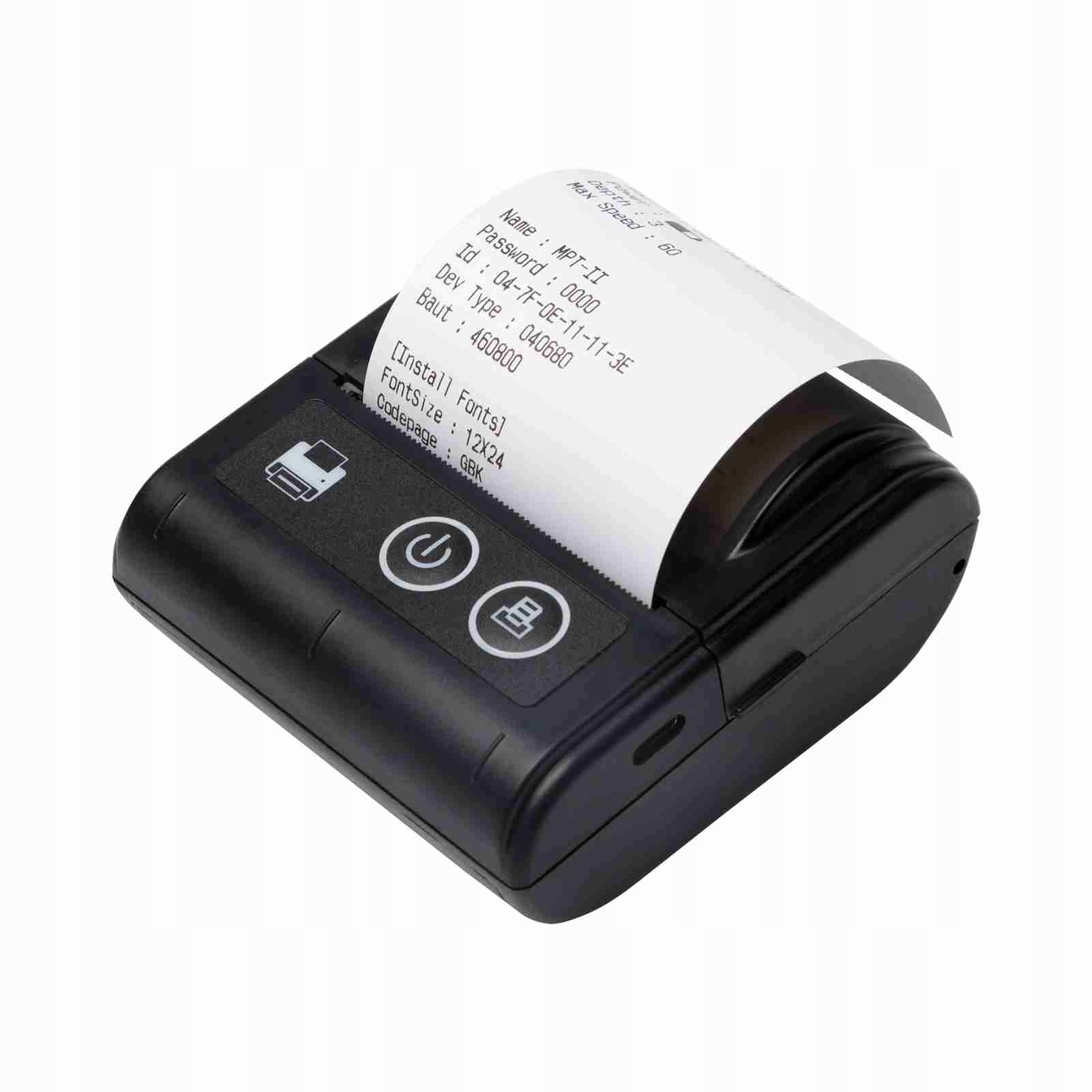 Courier Label Printer Thermal USB Bluetooth + 57mm Paper Rolls Manufacturer code 076832