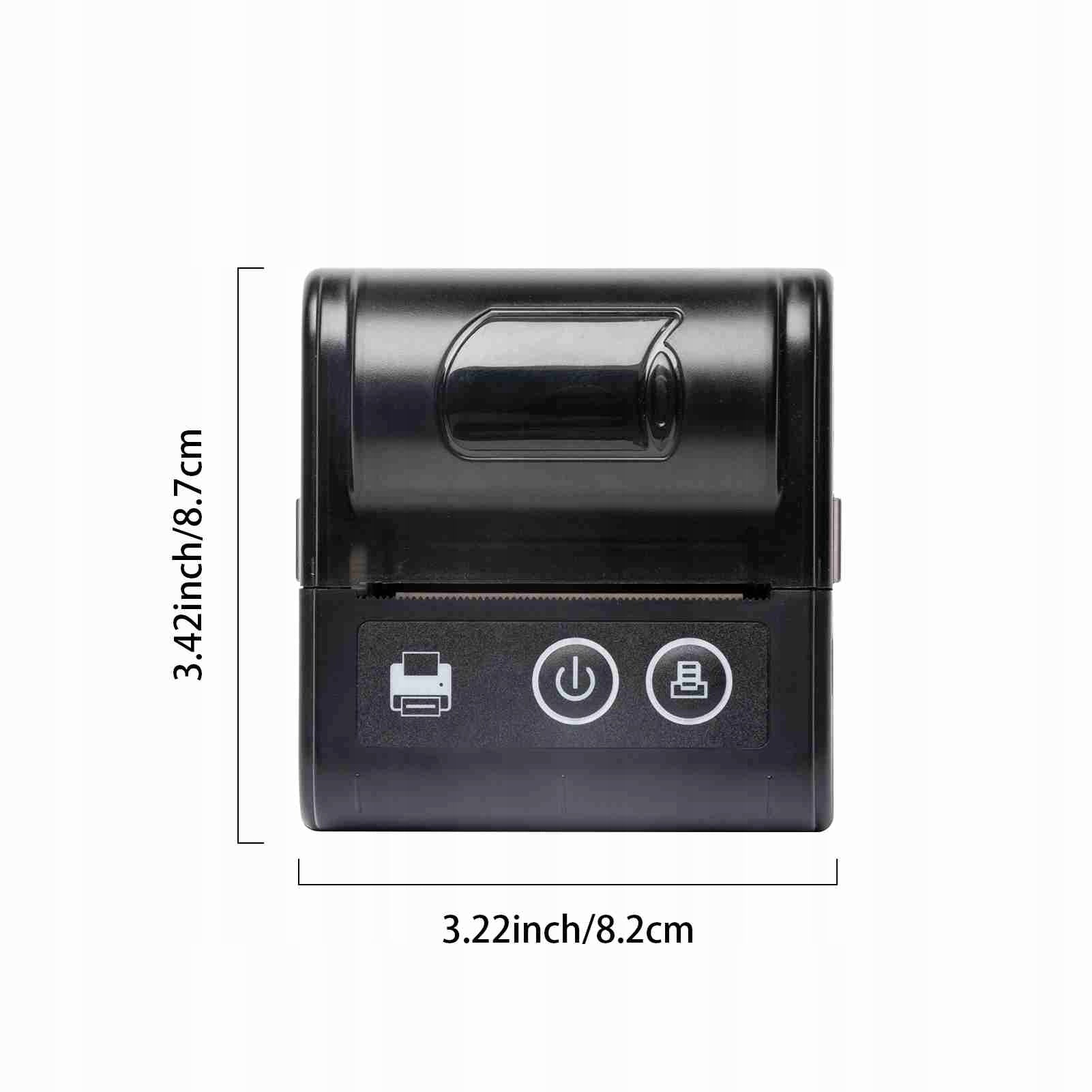 Courier Label Printer Thermal USB Bluetooth + 57mm Paper Rolls Manufacturer no brand