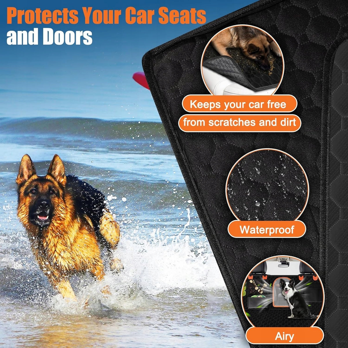 Cover Car Mat For Rear Seats For Dog 128,5 Cm Manufacturer code Pokrowiec Mata Do Samochodu Na Tylne Siedzeni