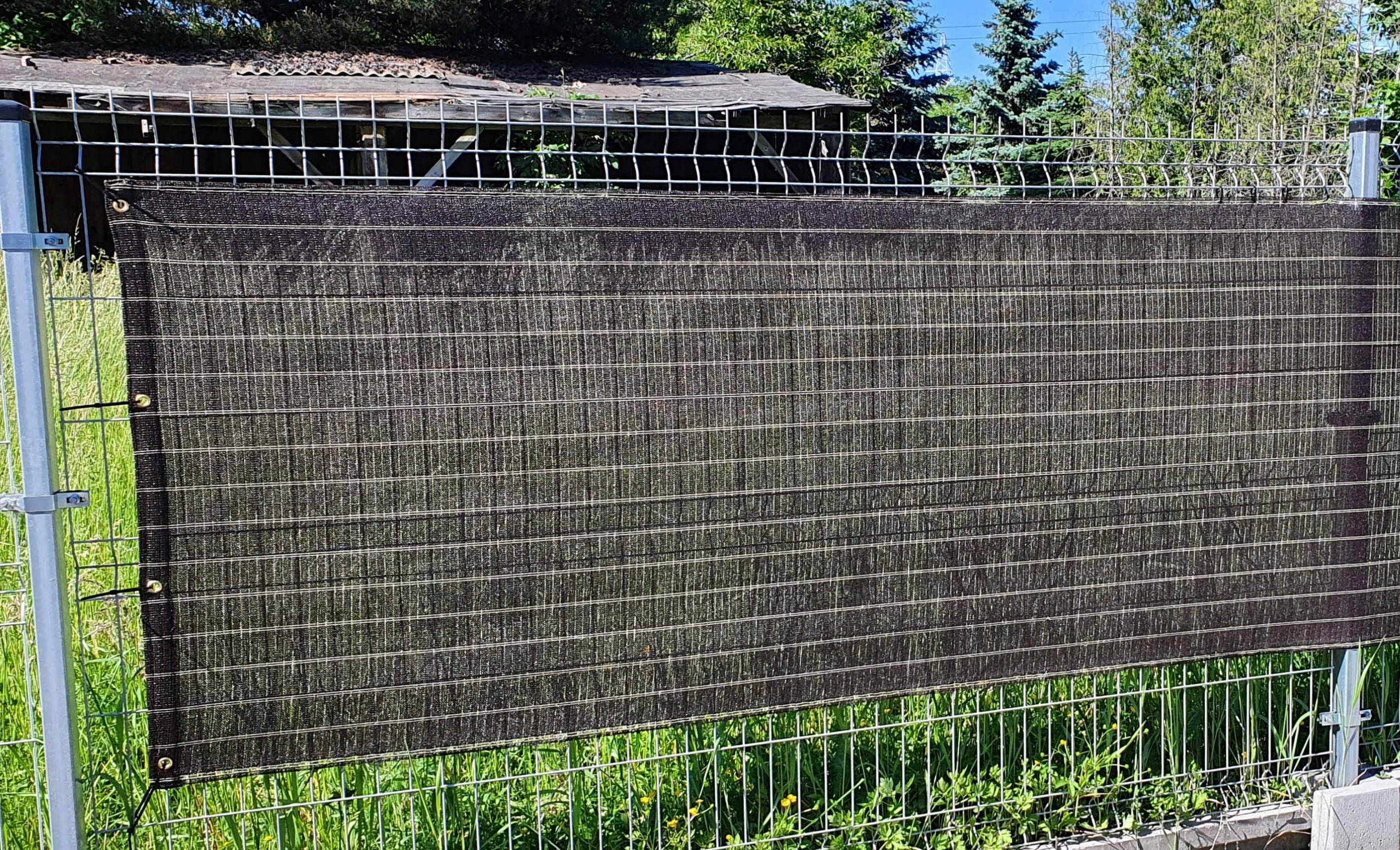 Cover Havana Fence Mat 150cm 500cm Brown for Woven Gate Fence Packaging status original