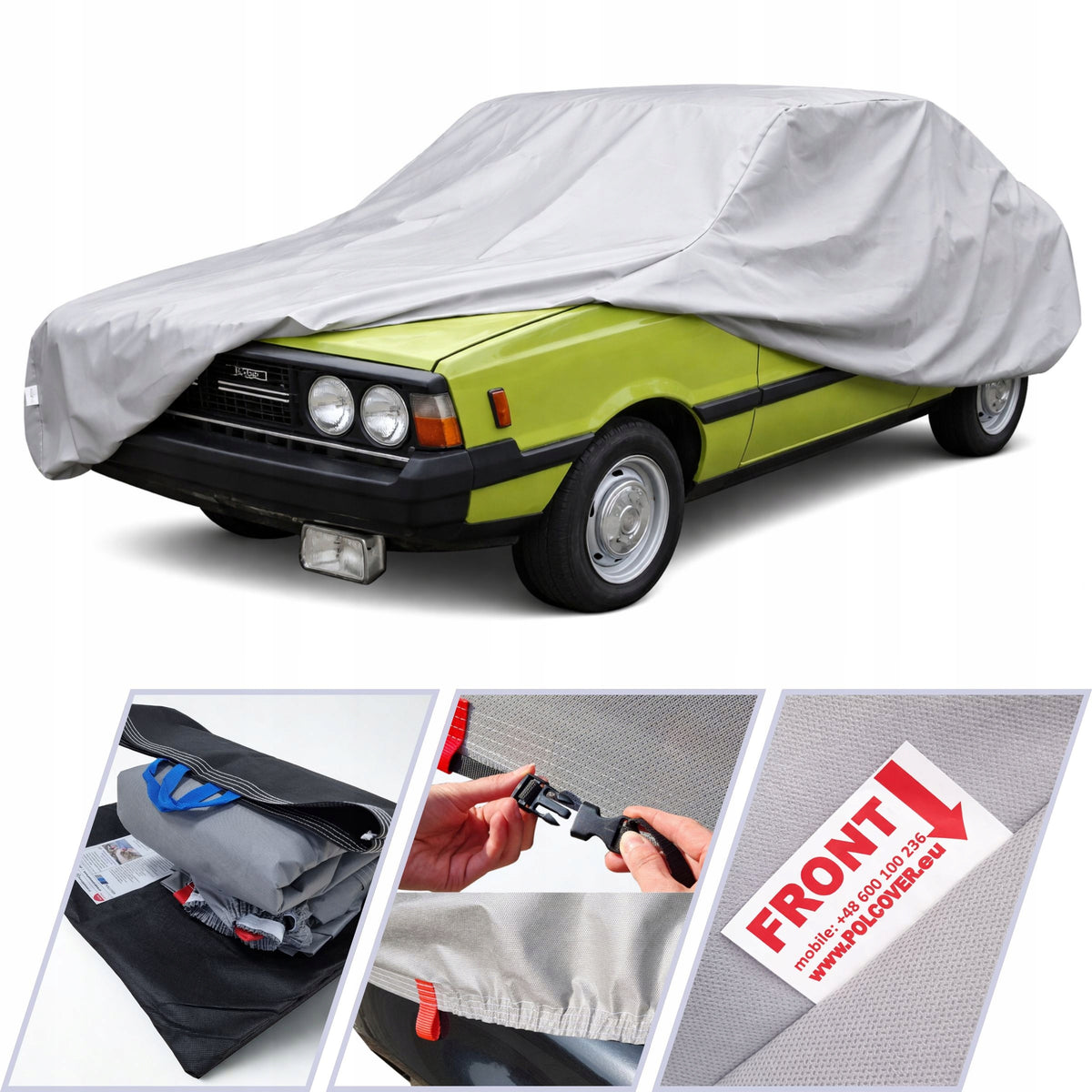 Cover Tarpaulin for car FSO POLONEZ Borewicz ATU PREMIUM +PAS