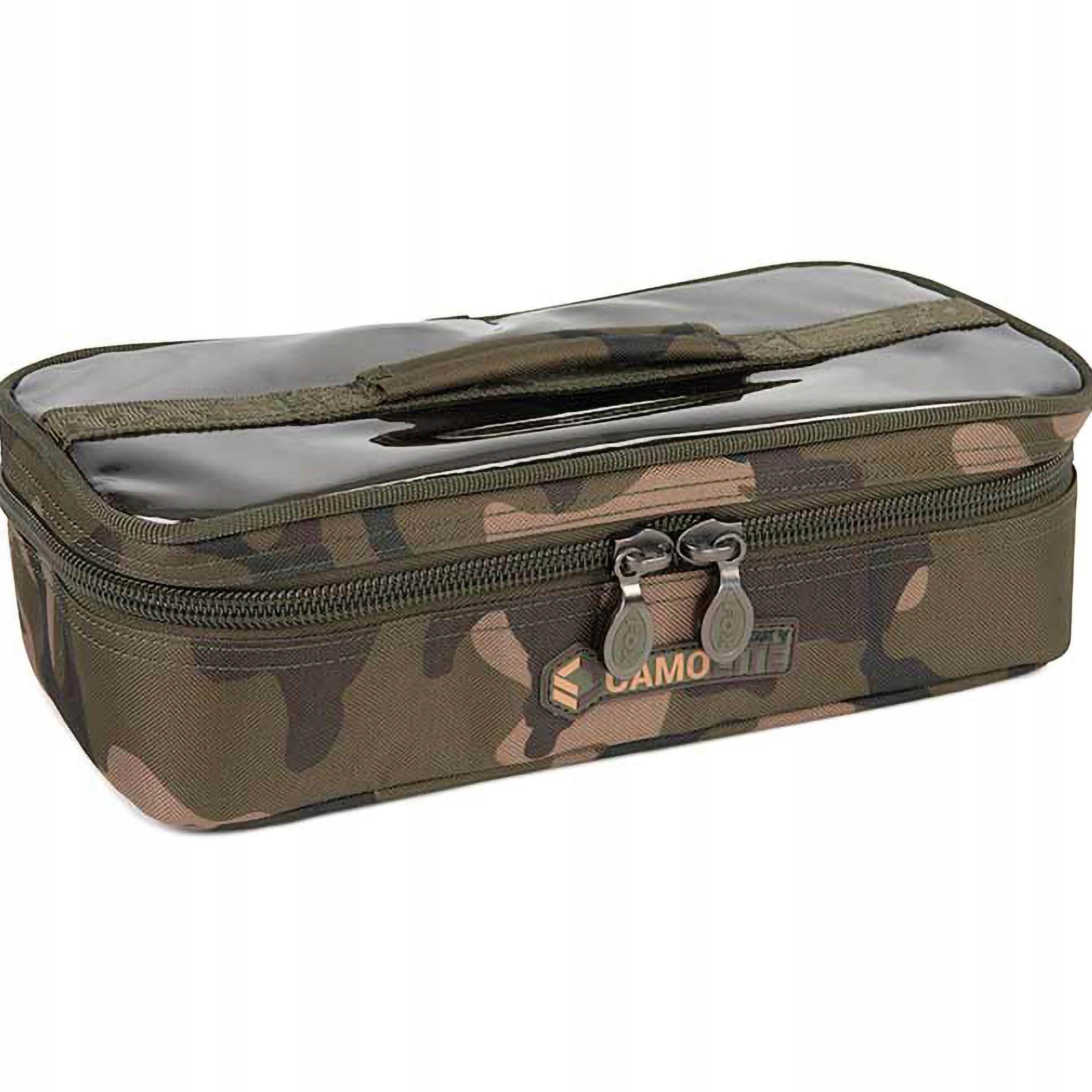 Cover With Containers Fox Camolite 12 Pot Hookbait case Packaging status original