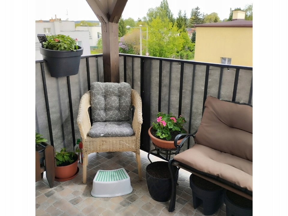 Cover for balcony, balcony mat, ORGANIO 100x400cm thick + freebie Main material synthetic material
