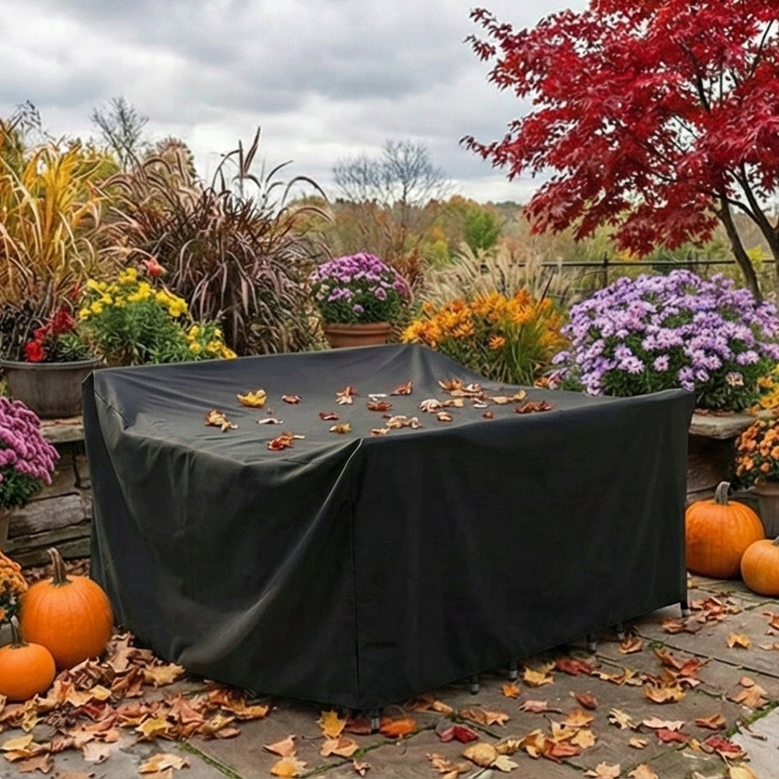 Cover for garden furniture 300 x 200 x 80 cm black Manufacturer Progarden