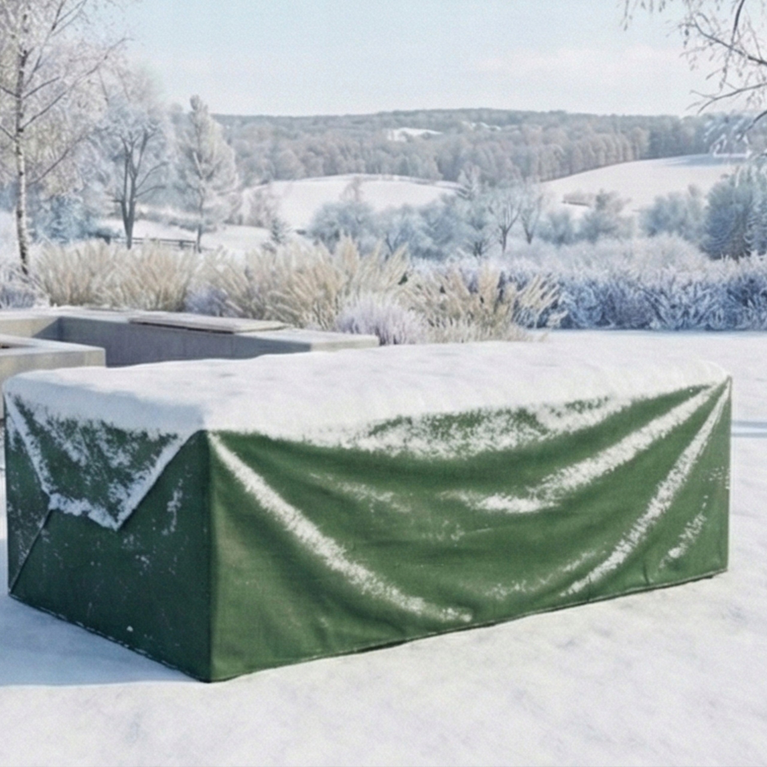 Cover for garden furniture table chairs waterproof strong 300x200x80cm XXL Product height 80 cm