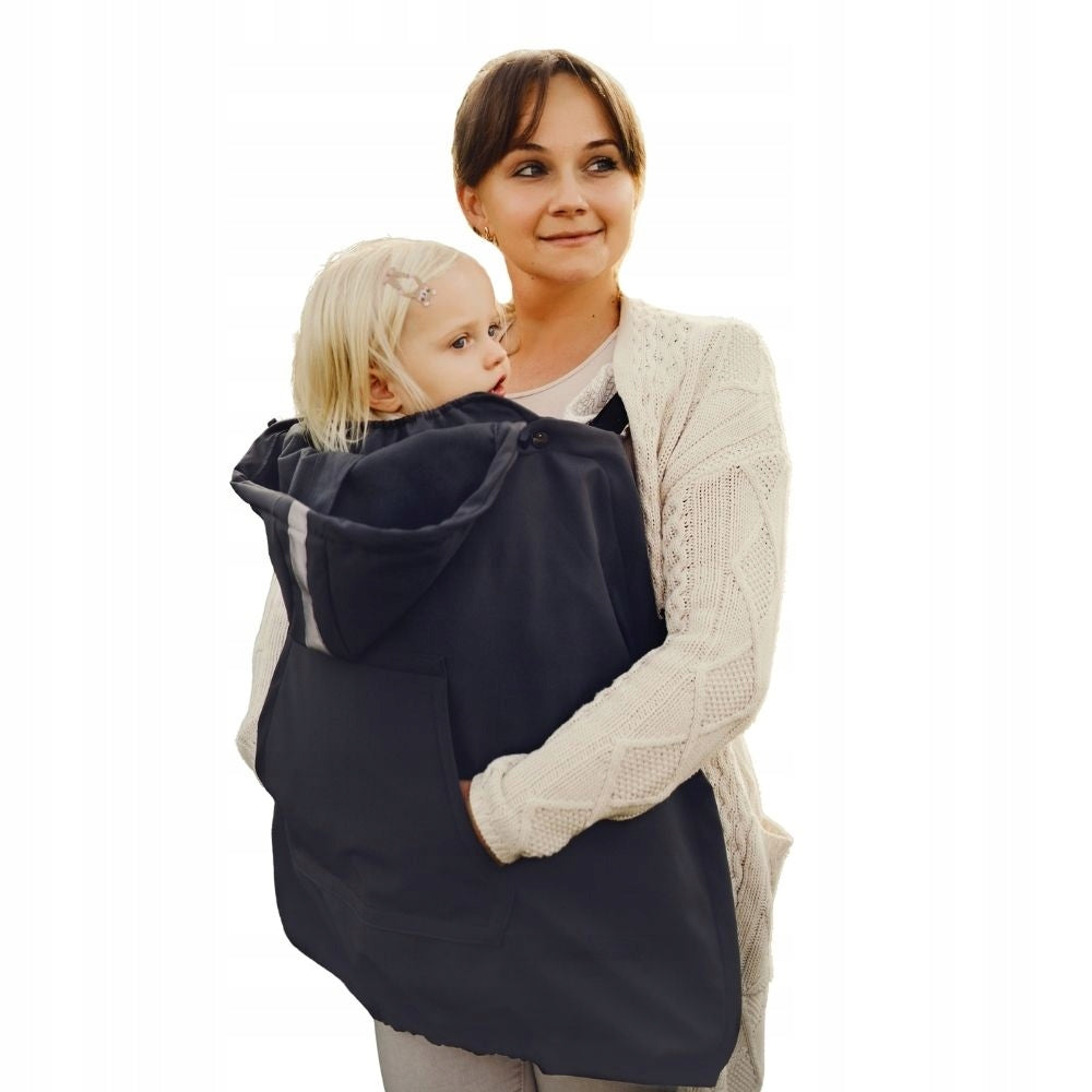 Cover for scarves and carriers Little Frog - Slate
