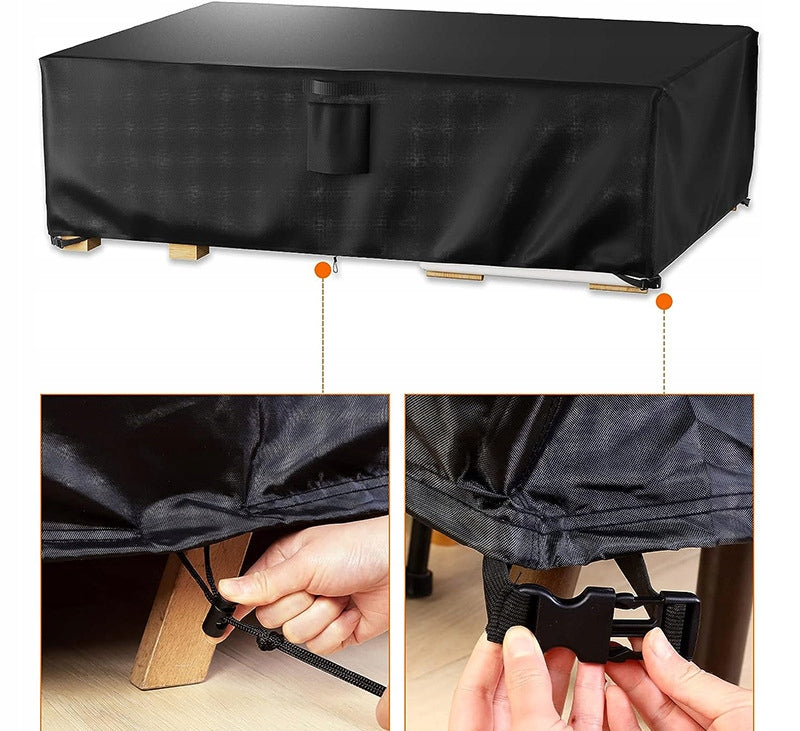 Cover tarpaulin case for garden furniture table large waterproof quality Kind for set
