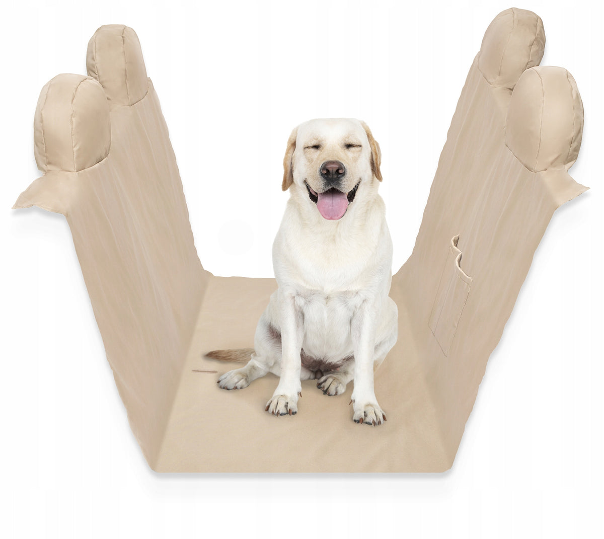 Cover waterproof mat for dog car 140x160cm - beige
