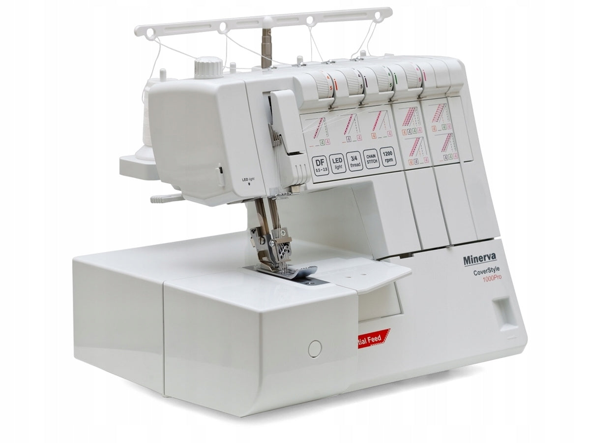 Coverlok 4-thread render sewing machine Minerva CS1000PRO COVER Brand Minerva