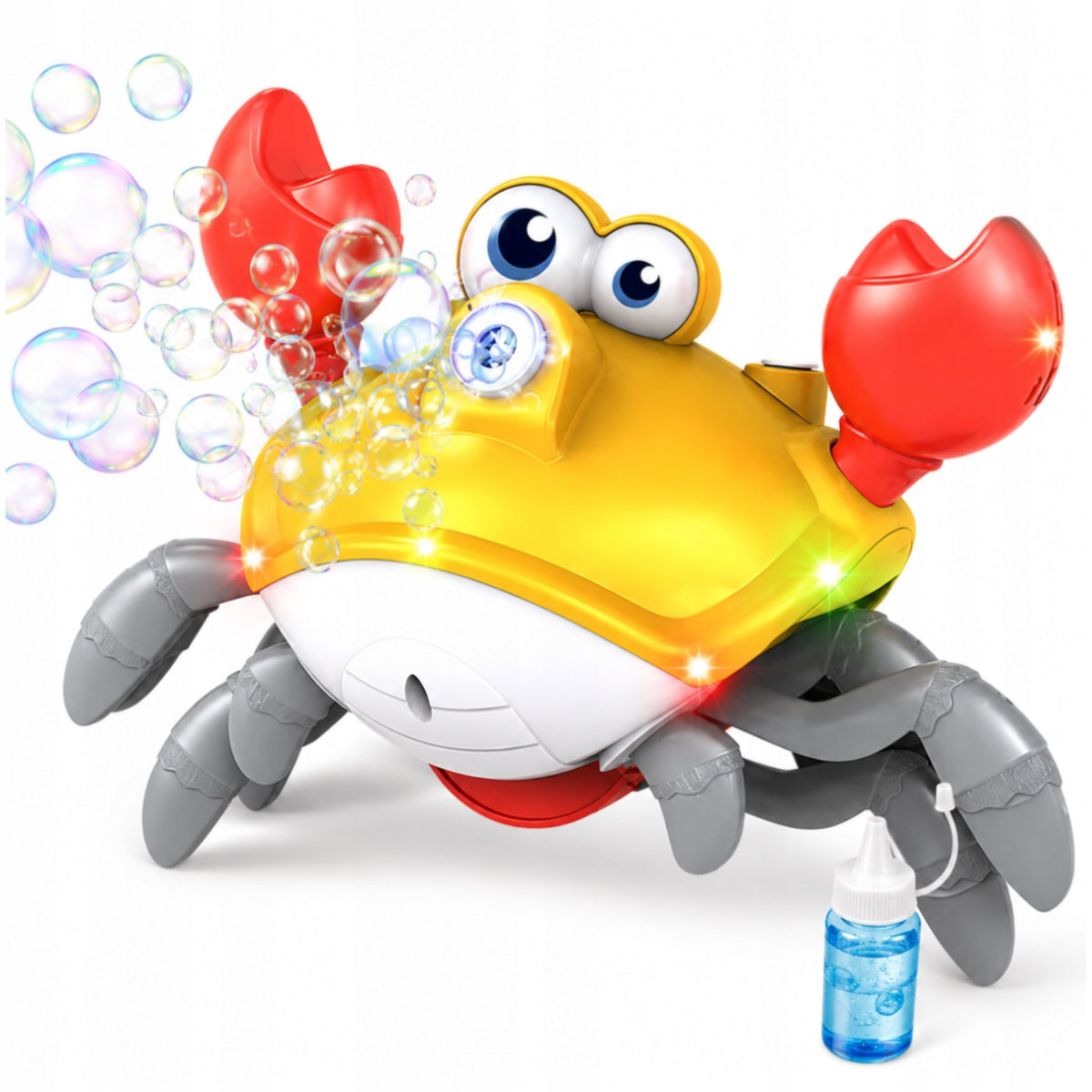 Crab Soap Bubbles Interactive Walking 3 MODES Music Toy for Kids Packaging status original