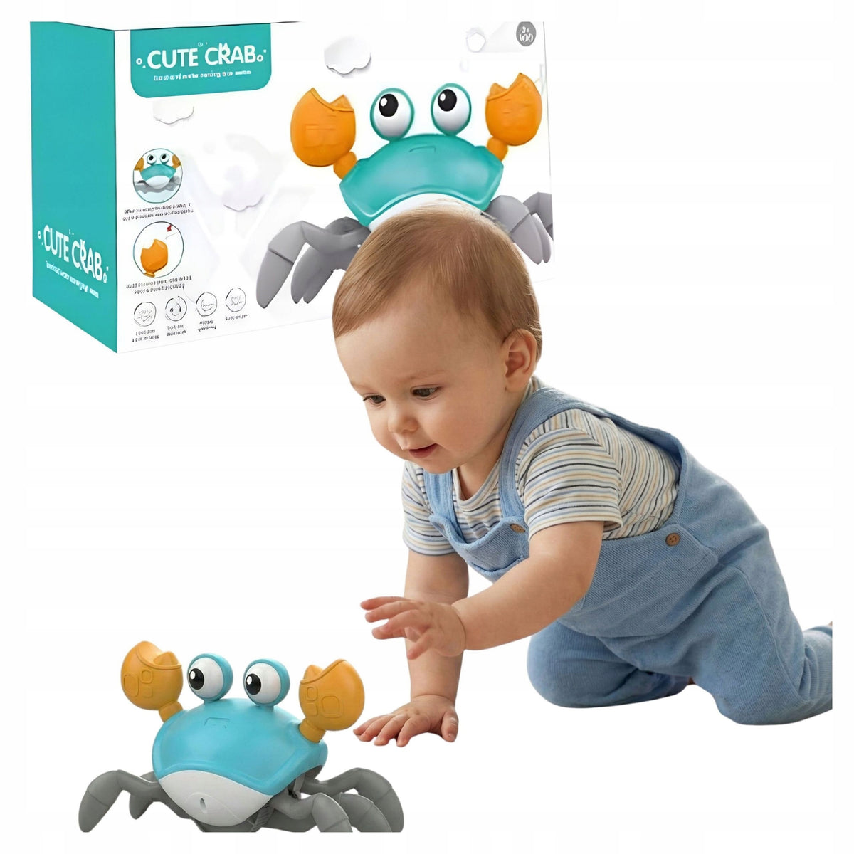 Crab escape toy for children supports crawling without power 18m+ Packaging status original