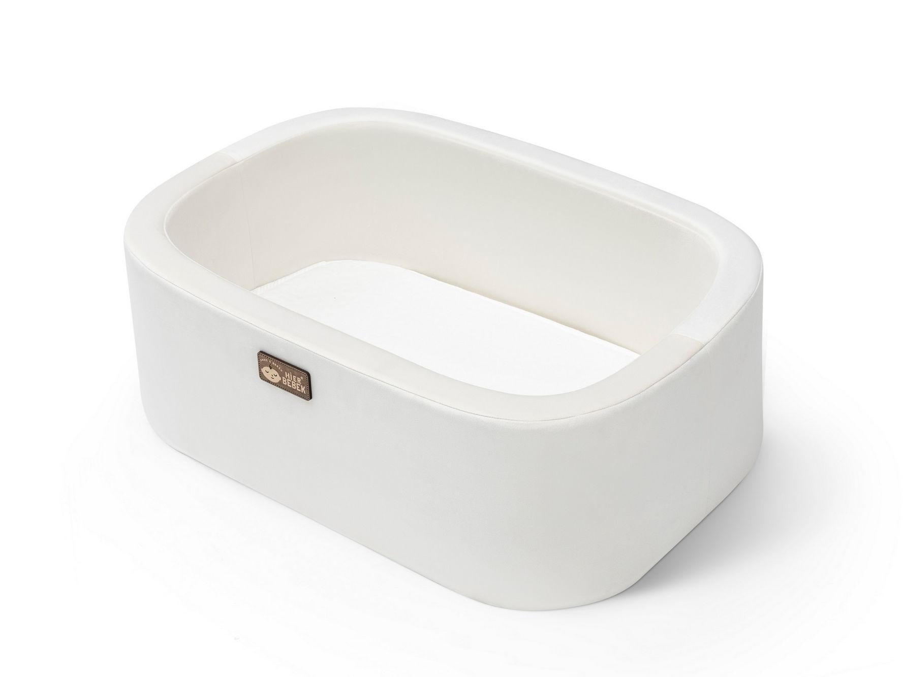 Cradle - Kapato 1 (white + natural) Product width 90 cm