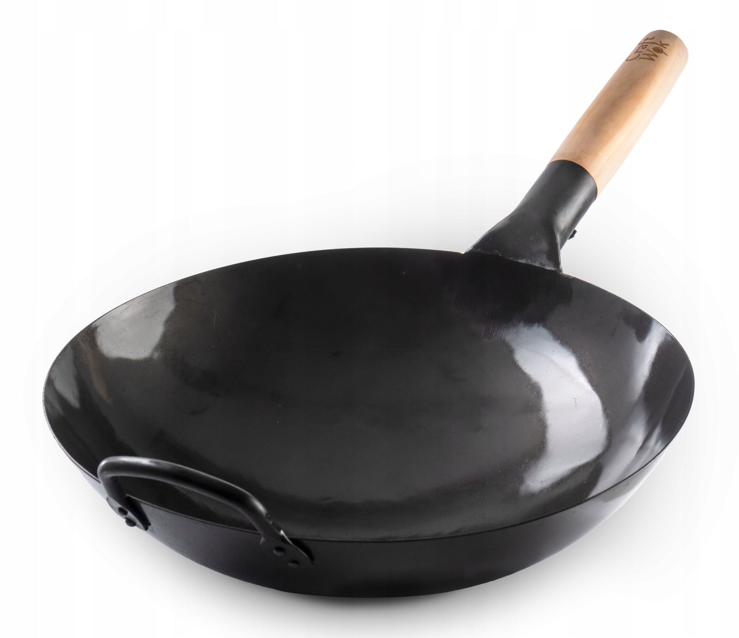Craft Wok Black13 forged 33 cm carbon steel seasoned round bottom 731W317