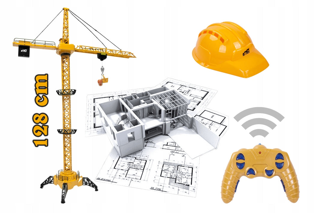 Crane Giga RC Remote Controlled + Helmet Toy Kids Remote Control Large Manufacturer code B5A