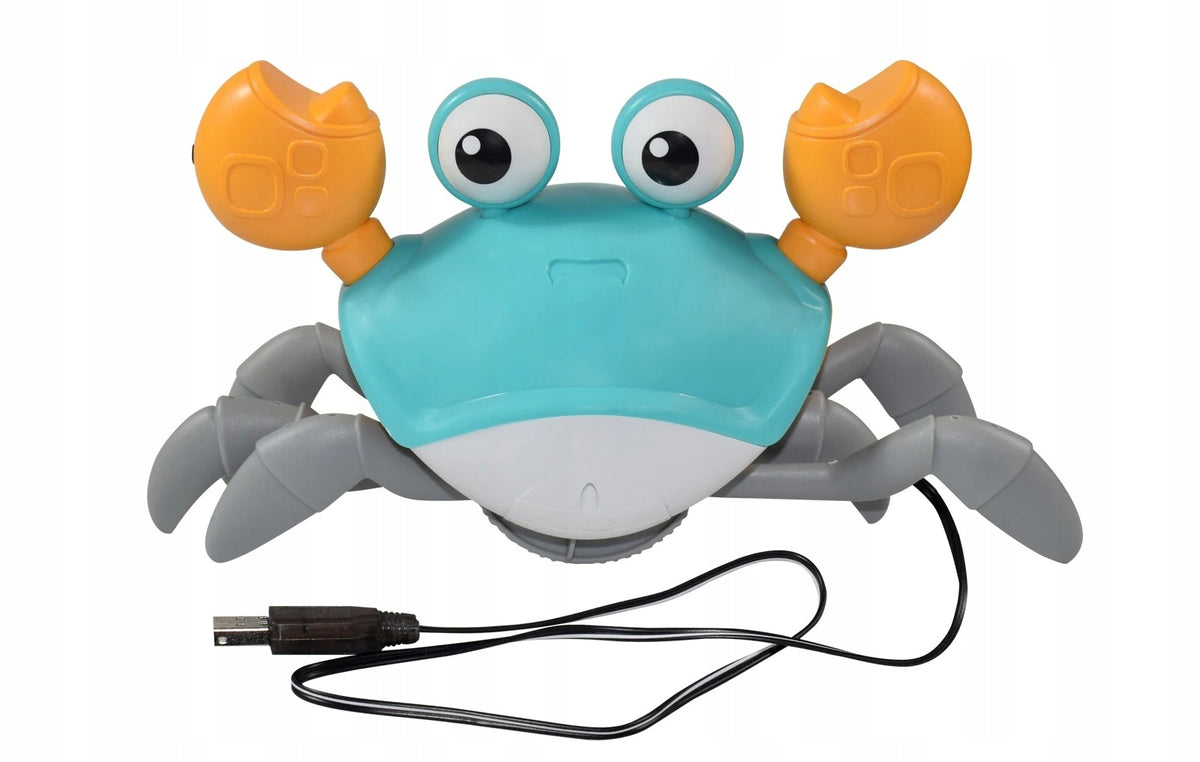 Crawling Crab Interactive Walking Running Sounds Sensory Light Color green