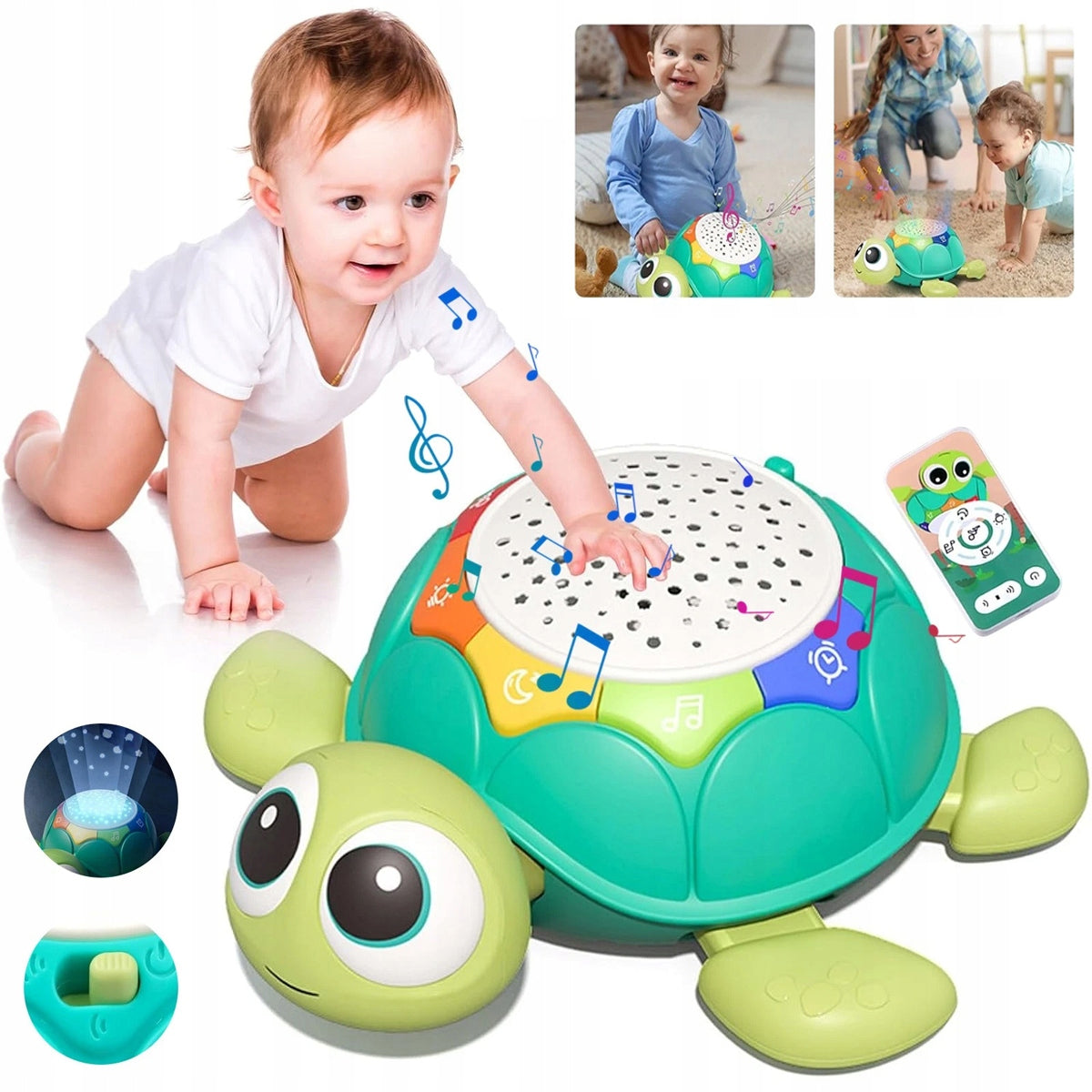 Crawling Toy for Children Ages 6-18 Months, Music Toys