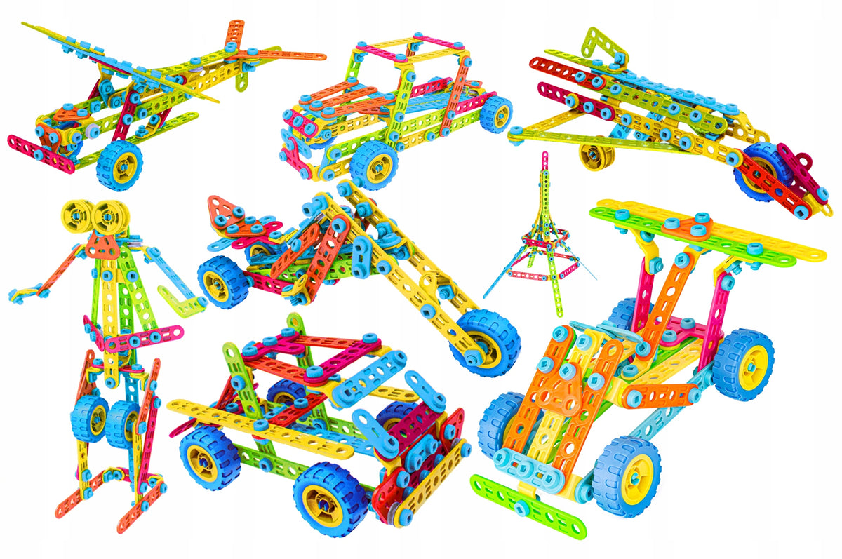 Creative Building Blocks for Children 10in1 VEHICLES FOR TWISTING 179 el Brand DK