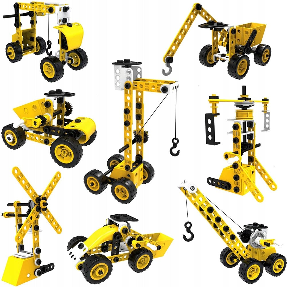 Creative Building Blocks for Children Machines 8in1 Moving Elements 100e Brand DK