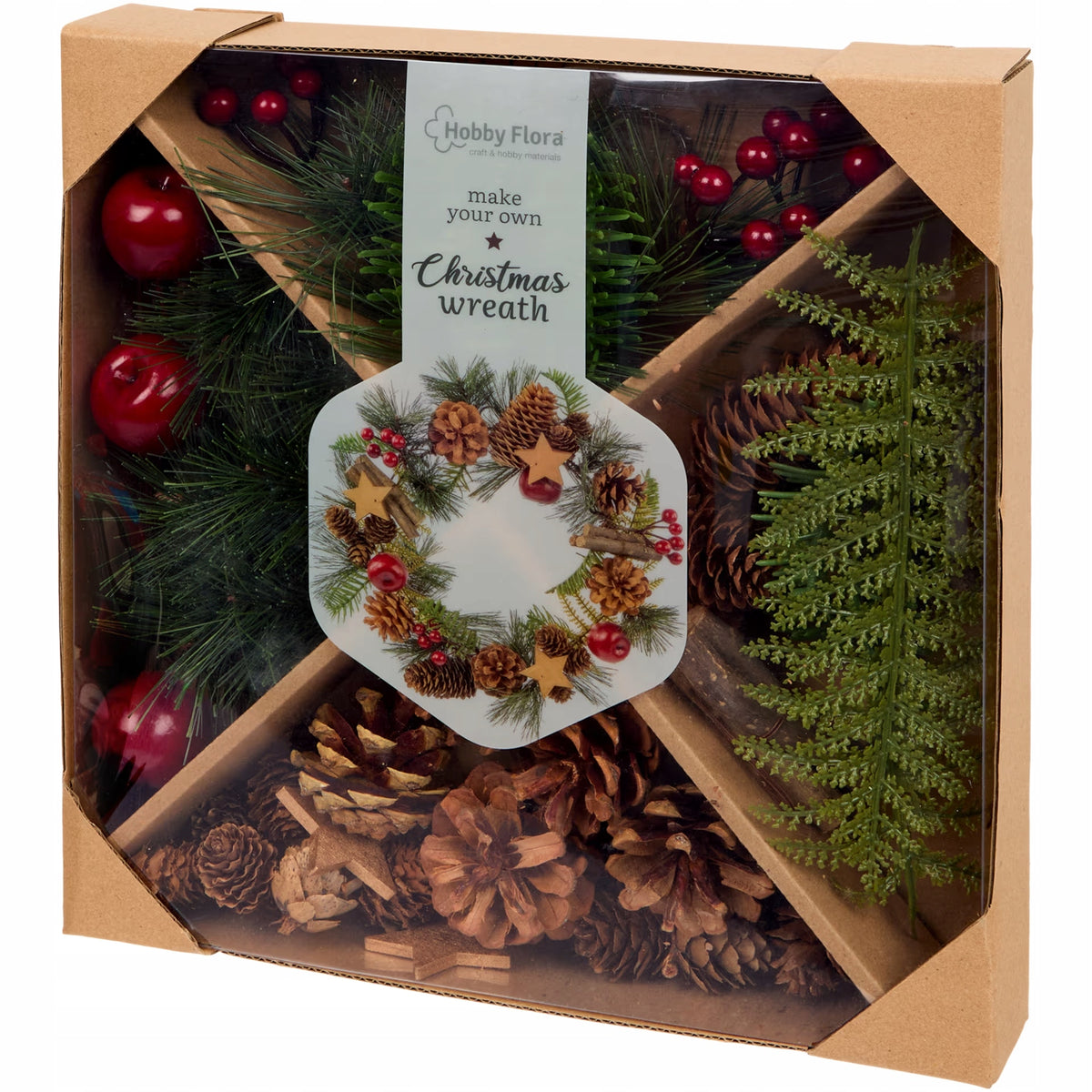 Creative DIY Kit Make Reed for Christmas Decoration Door Wreath Ornament