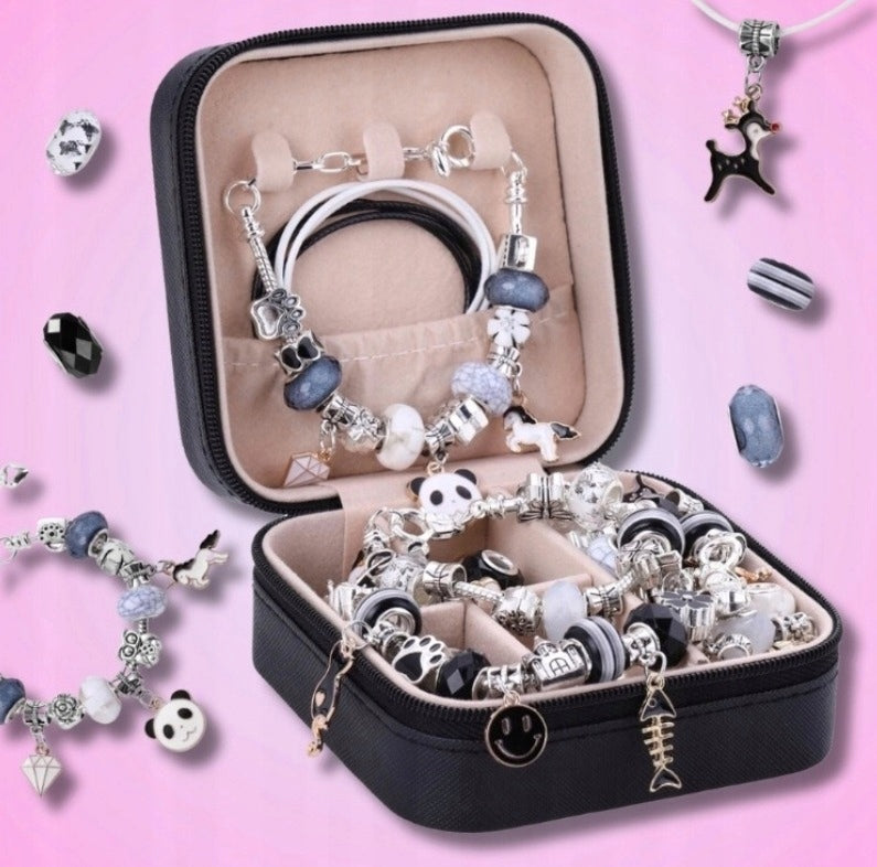 Creative Jewelry Making Set – Black - Bracelets and Necklaces Manufacturer code Zestaw kreatywny do tworzenia biżuterii