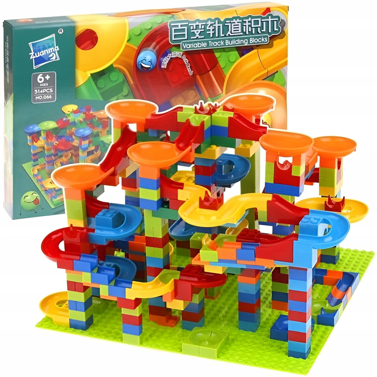 Creative XXL Building Block Set with Ball Track 514 el. 6 l + Packaging status original