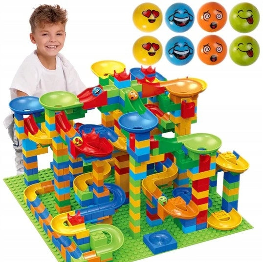 Creative XXL Building Block Set with Ball Track 514 el. 6 l +