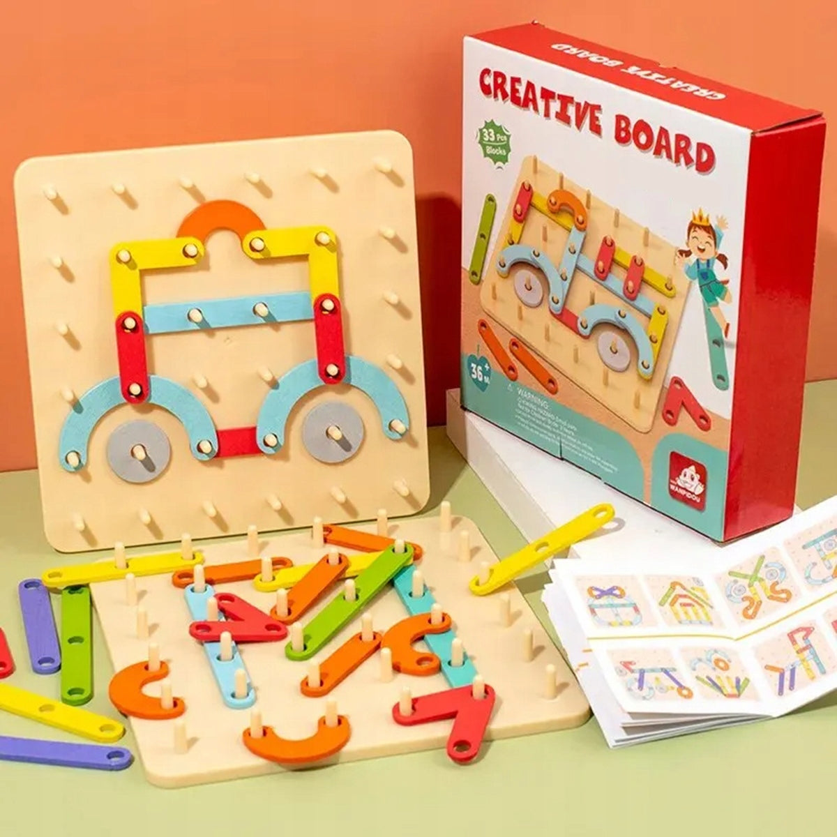 Creative board puzzle shapes for children Packaging status original