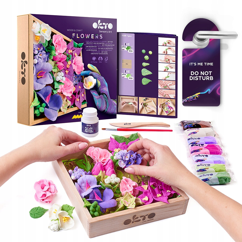 Creative set for making pictures plasticine OKTO GIFT Holiday