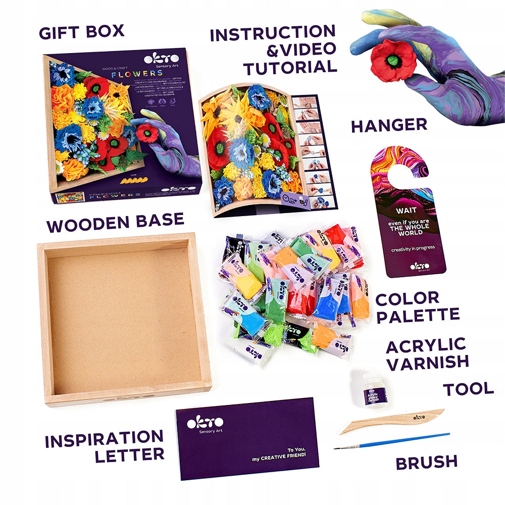 Creative set for making pictures plasticine foam for GIFT Manufacturer code 4820199477010