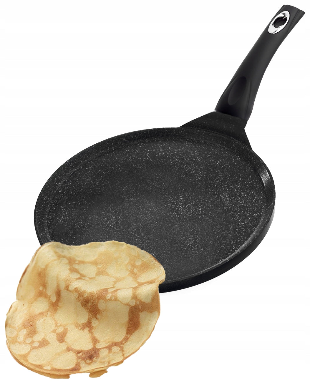 Crepe Pan Induction 26 cm Stone Black Gas Tivano Berretti Manufacturer code BR 5982