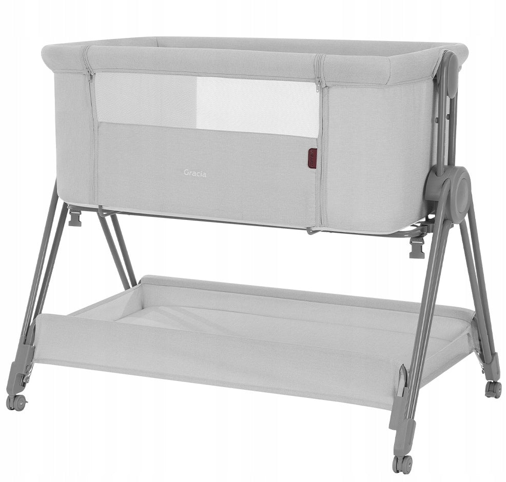 Crib, delivery cradle, wheels with lock CARRELLO GRACIA Cool Grey