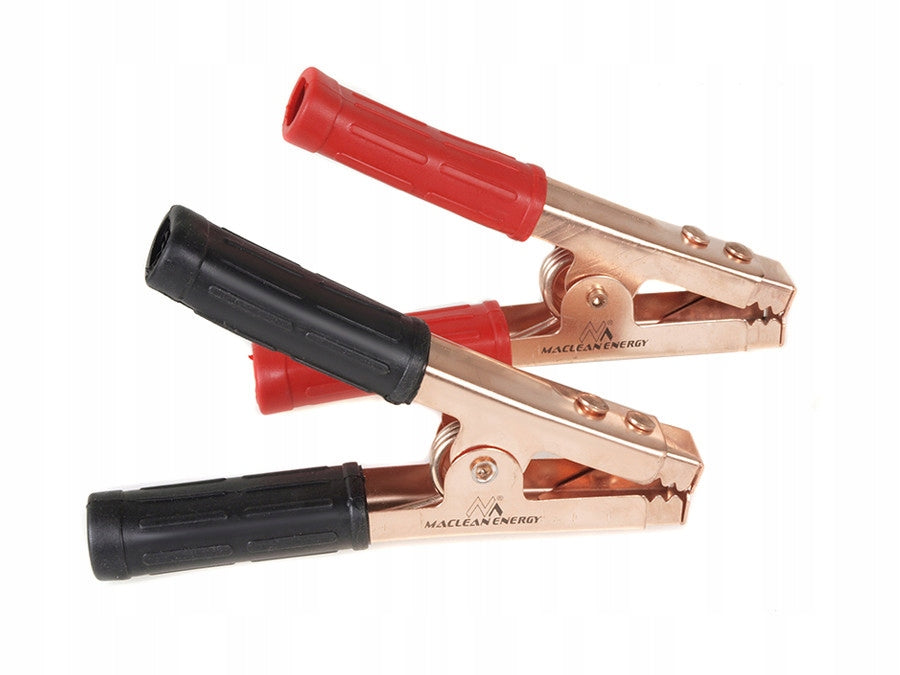 Crocodiles 2pcs 400A for Starting Cables Solid Clamps Red Black