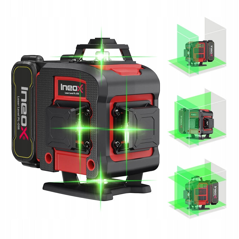 Cross Laser 4D 360 Level Laser Plane Tripod Lock PL01R Brand no brand