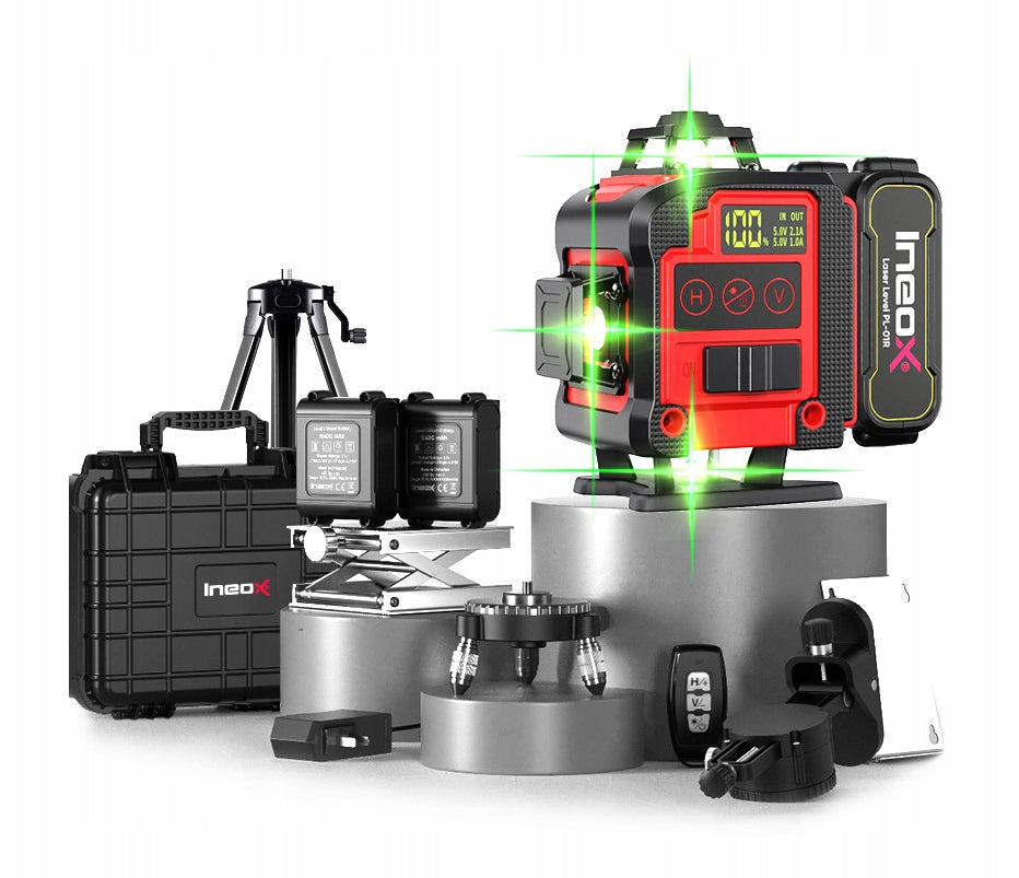 Cross Laser 4D 360 Level Laser Plane Tripod Lock PL01R