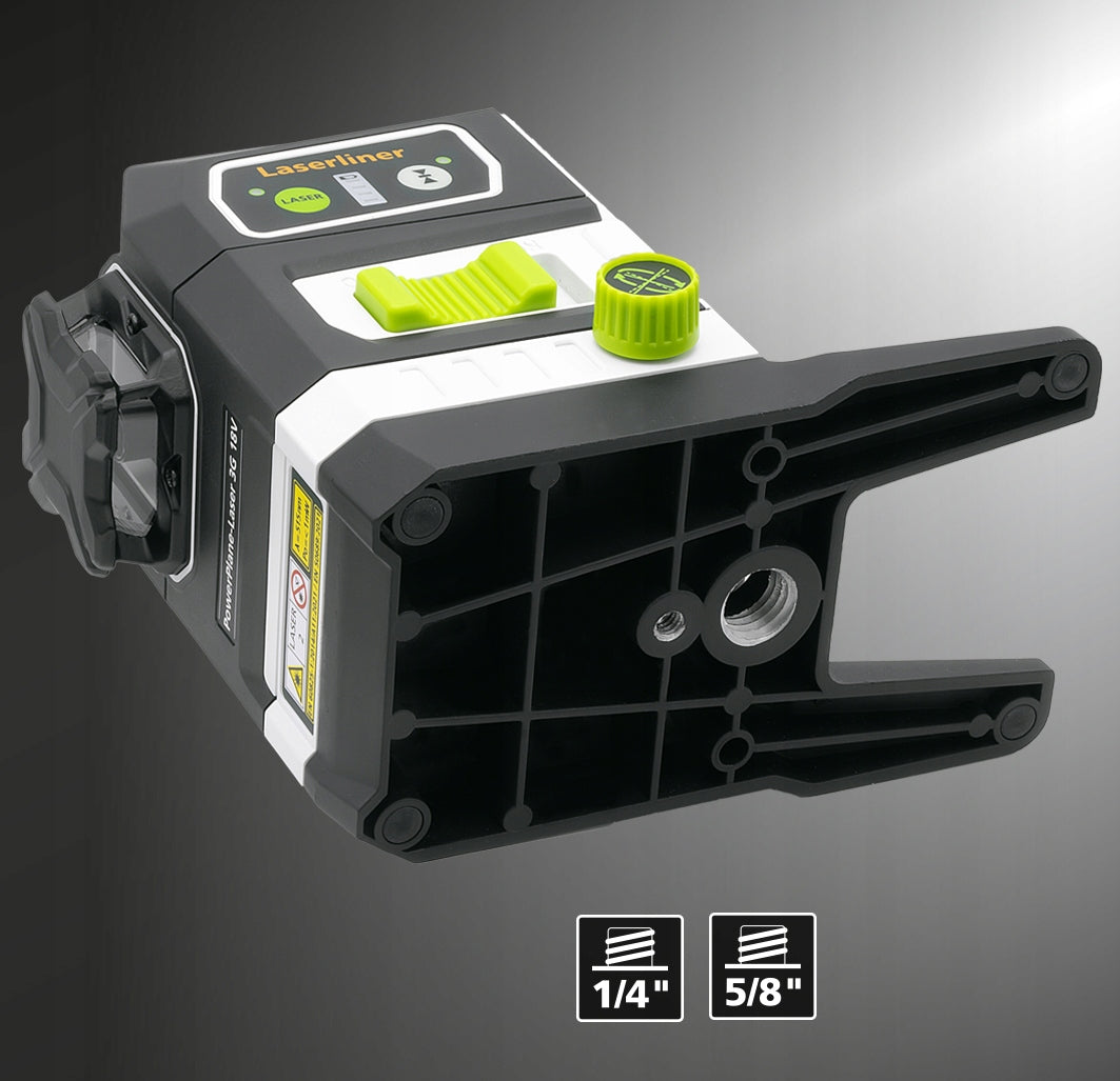 Cross laser 360° 8G green + 7x adapter 18V Bosch, Makita ... + L-BOXX Manufacturer code 036.380L