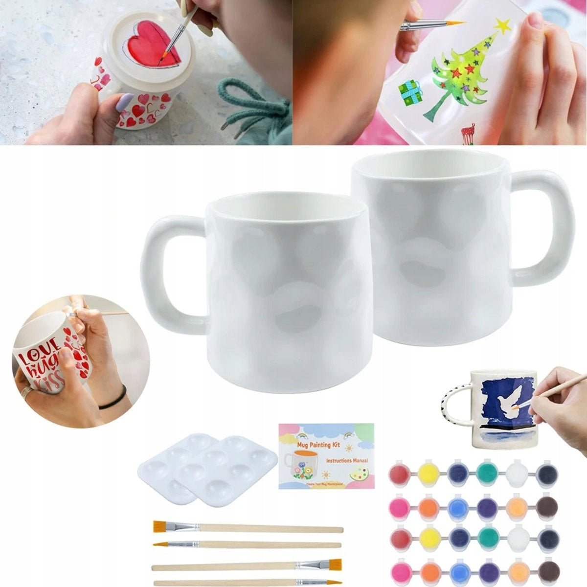 Cup Painting Kit Ceramic Coffee Cup Painting Kit Kid's age 5+ years
