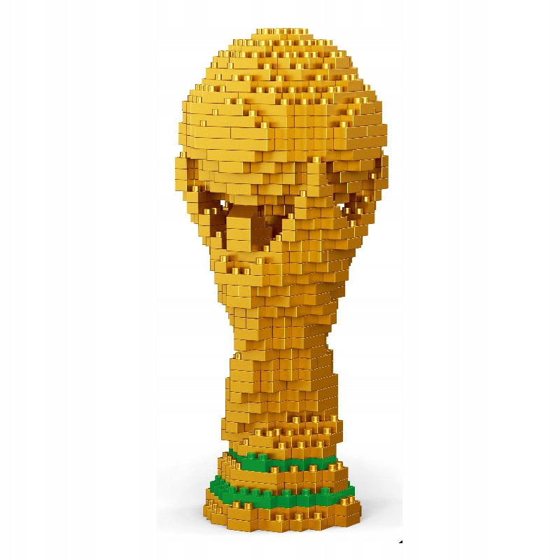 Cup + Stand Blocks Plastic Gift Gadget Ornament Football