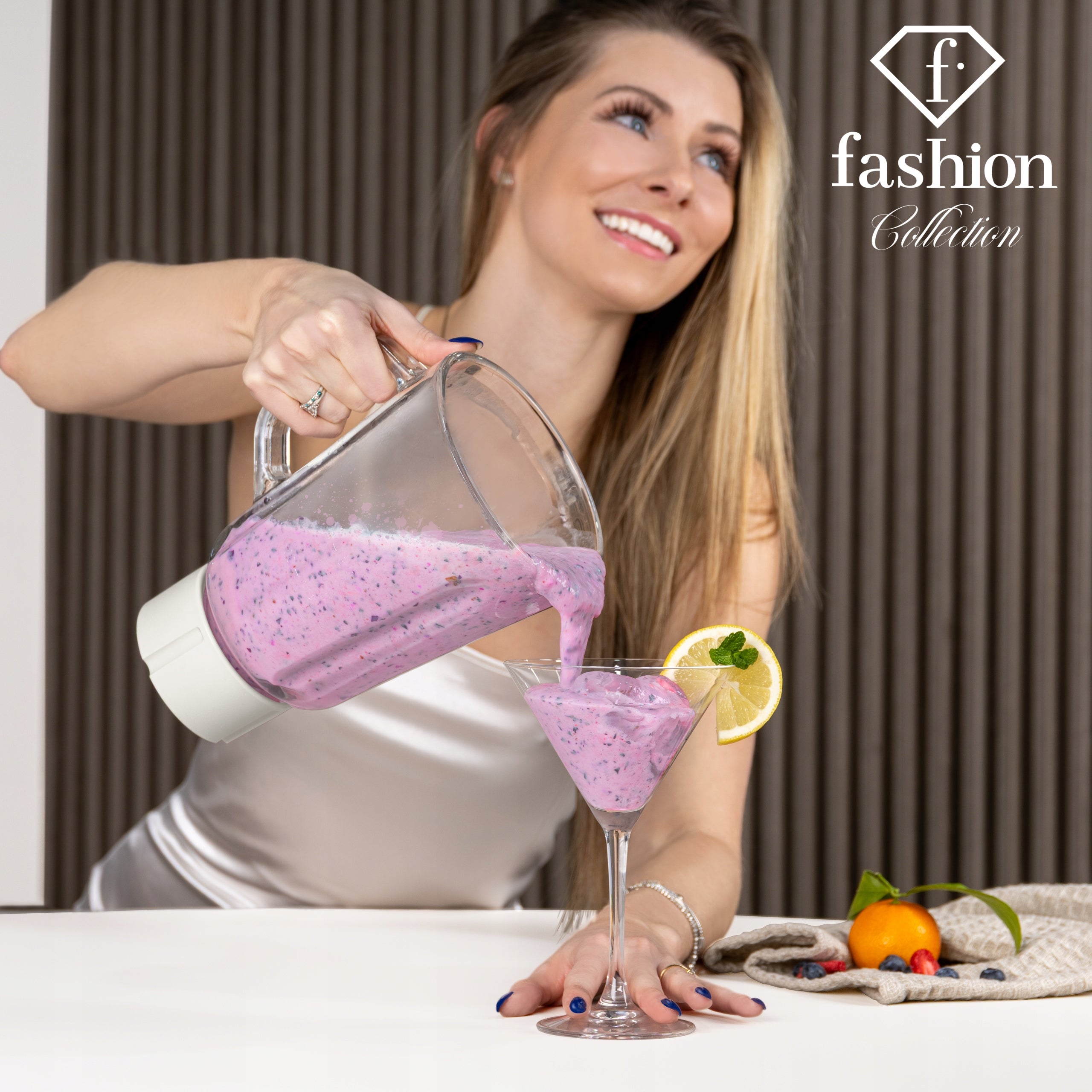 Cup blender Fashion TV FTV-0142 Matte Cream - Gold Manufacturer code FTV-0142