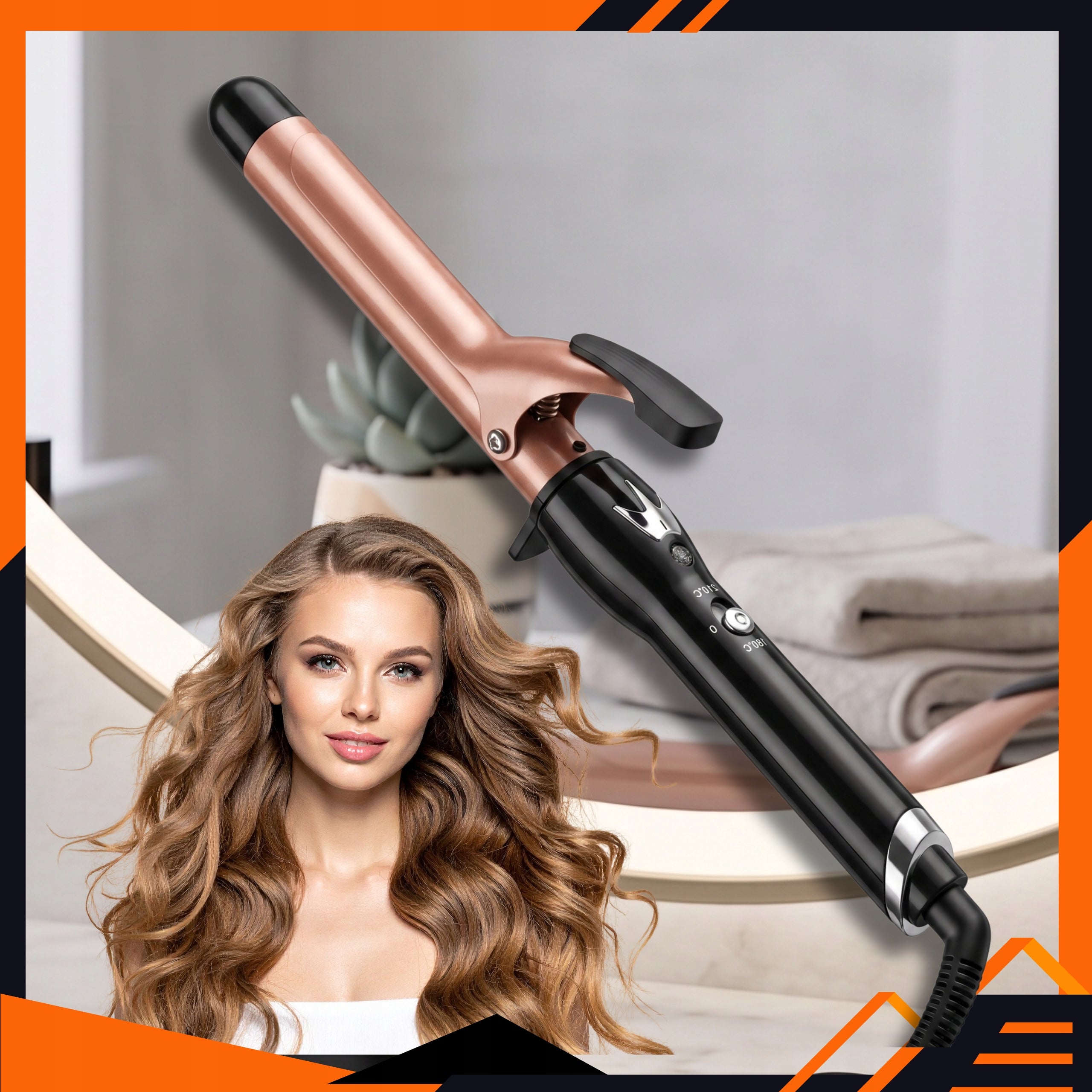 Curler Hair Curler For Curling Temperature Adjustment Effect Curls Hollywood Packaging status original