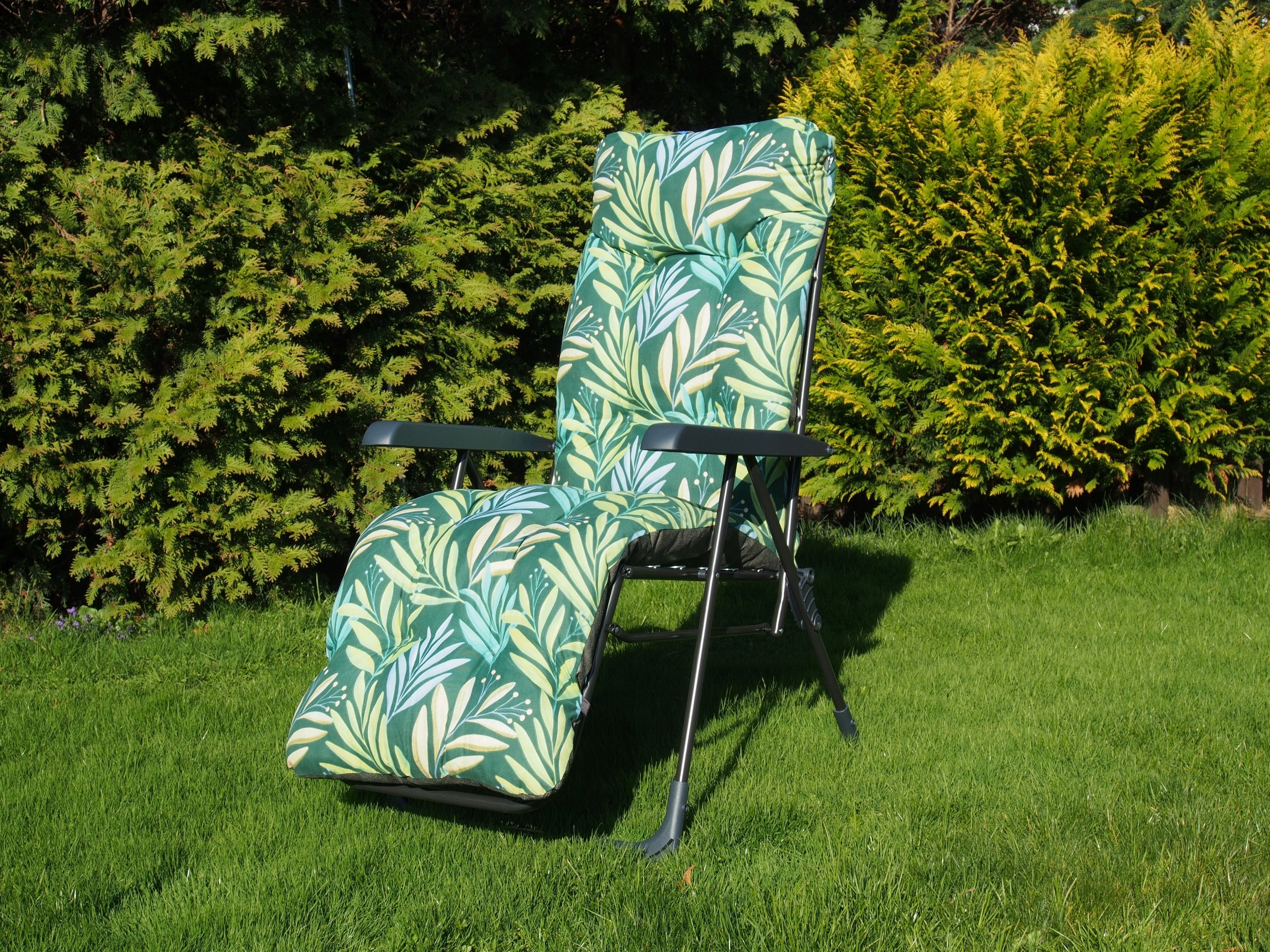 Cushion for garden lounger armchair Thick Comfortable made in Poland 6 colors Color multicolor