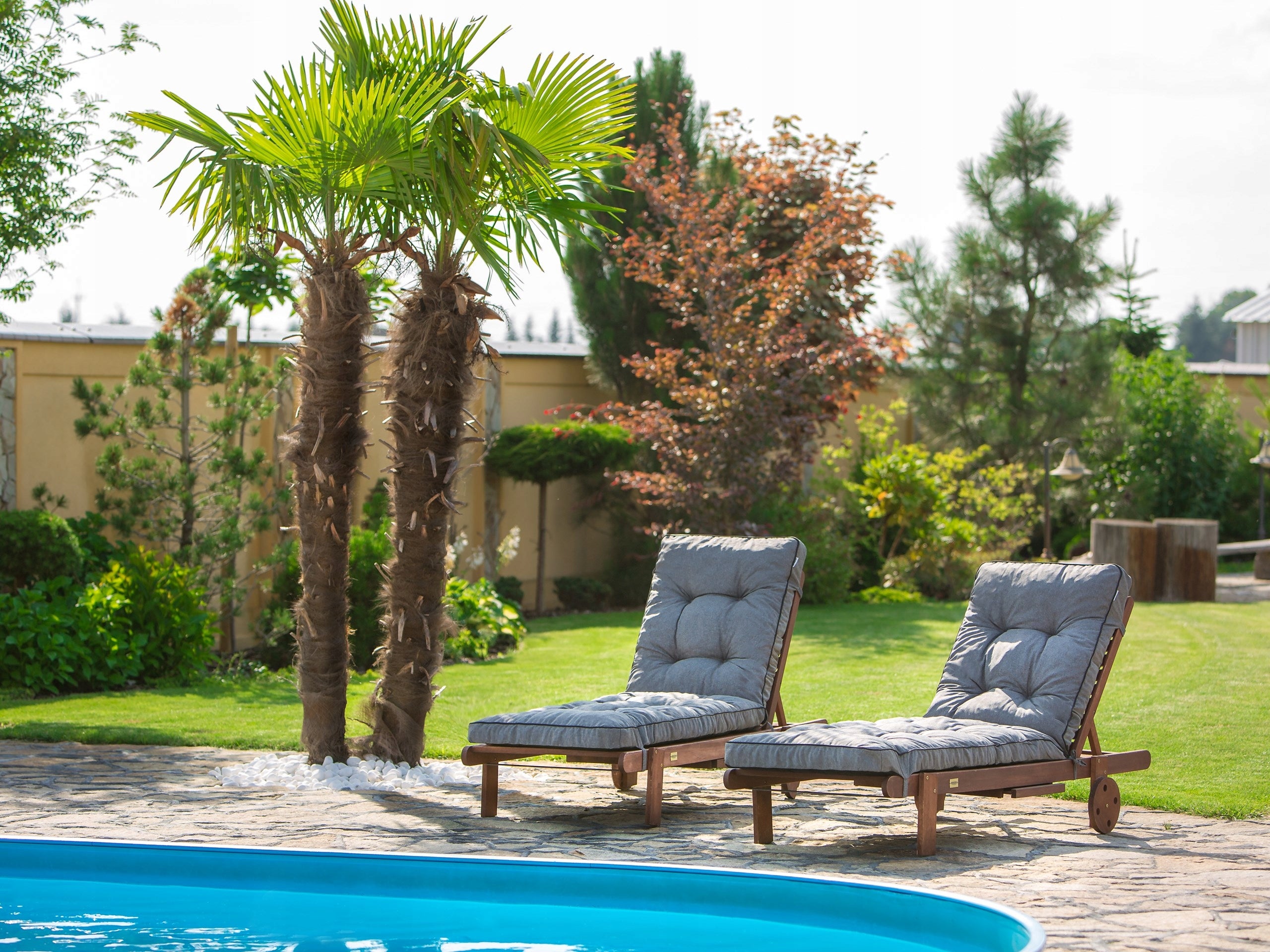 Cushion for garden lounger long - Cushion for furniture waterproof 201x55 cm Packaging status original