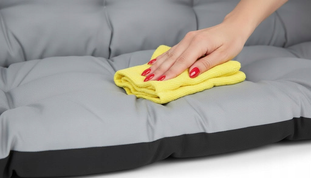 Cushions WATERPROOF for furniture RATTAN soft 180x60x50 set 2+1 STEEL Manufacturer Superkissen24