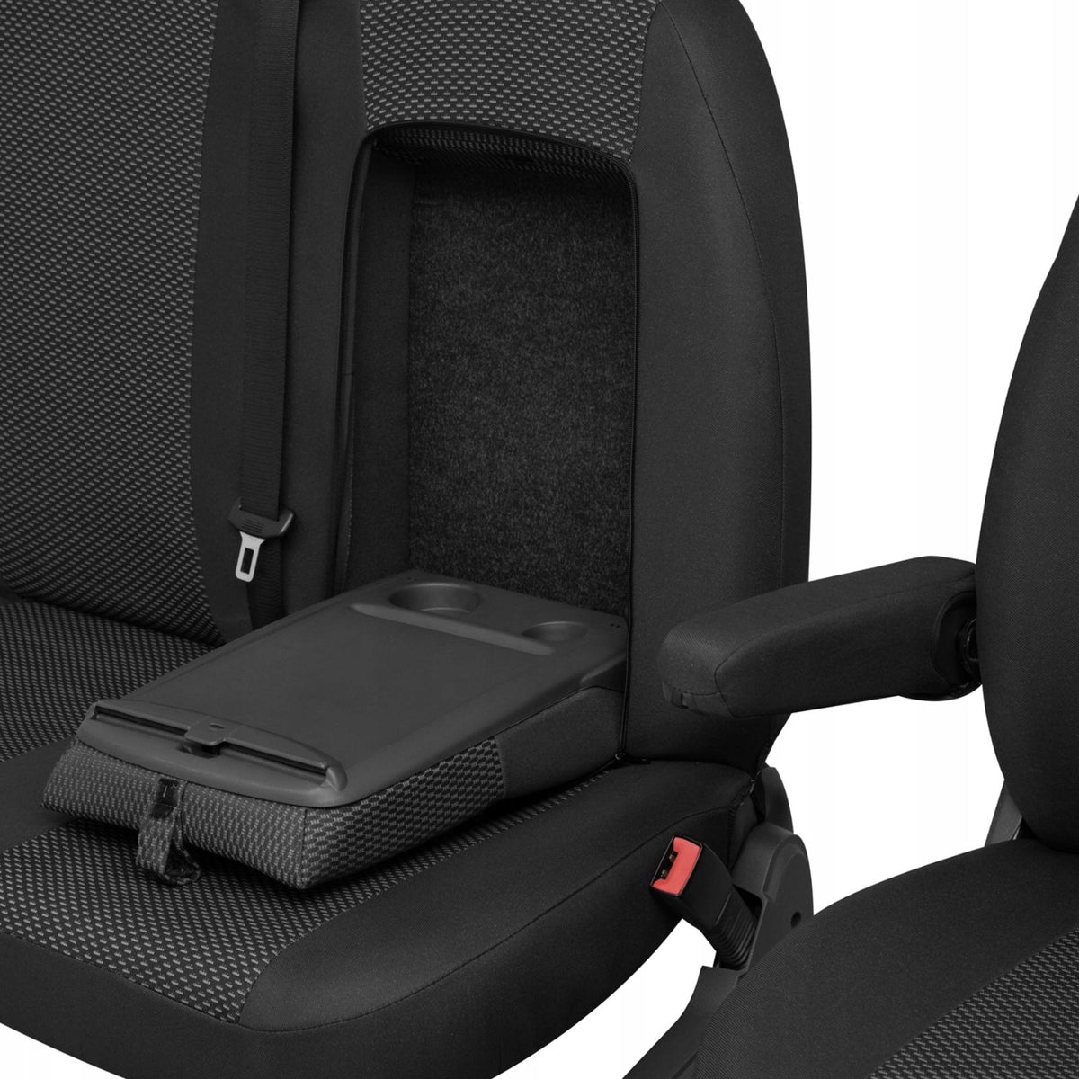 Custom-made seat covers for Fiat Ducato 2+1 table (2006r-.....) Manufacturer's catalog number U431086