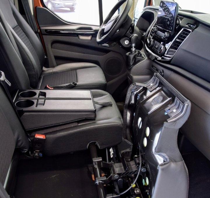 Custom seat covers FORD TRANSIT CUSTOM FROM 2012 to 2024 Manufacturer LOGO POKROWCE