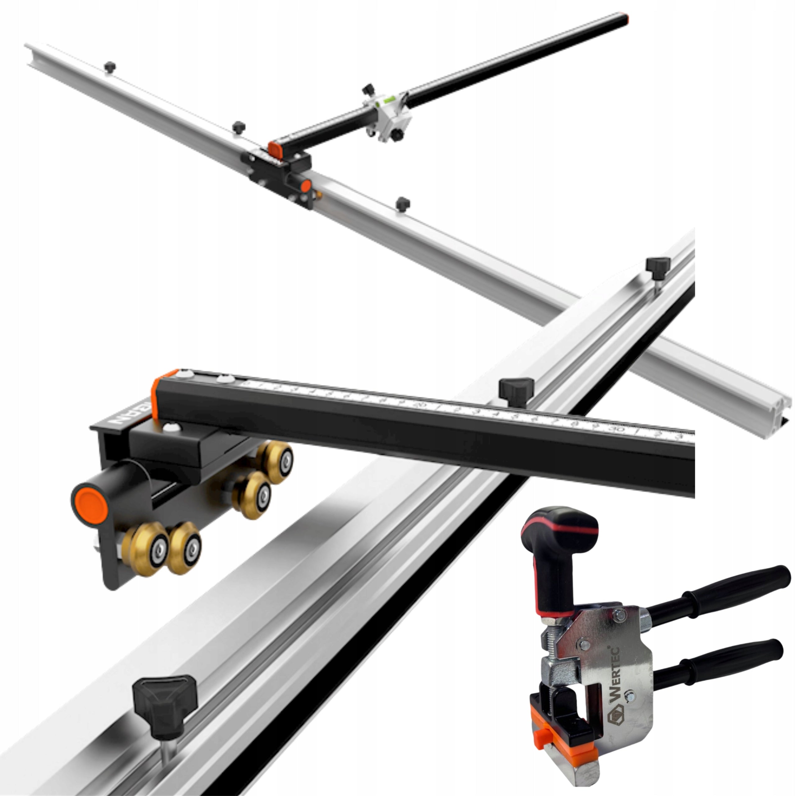 Cutter for Large Format Tiles WERTEC 3,4m T-CUTTER + FREEBIE